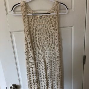 Crochet beach coverup - small